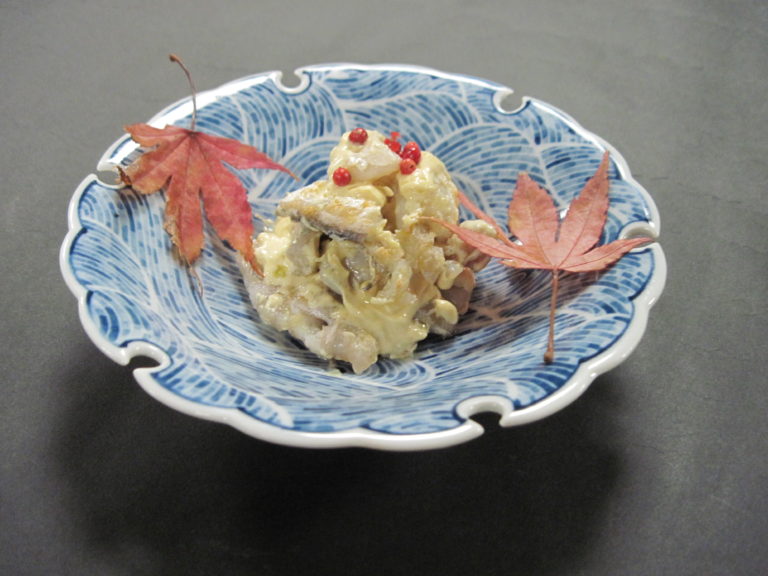 鱈(たら)のオイル漬けの雪中和(あ)え 加藤綱男の料理小噺／エフエム岩手 エフエム岩手